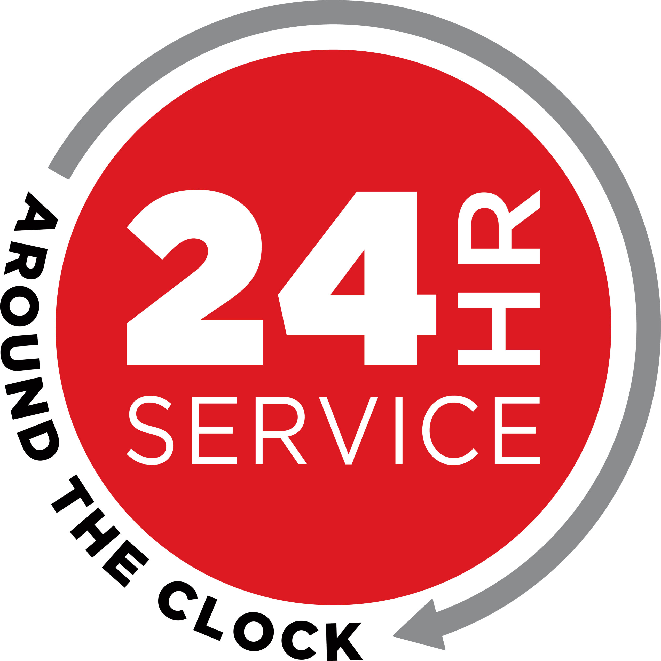 24 Hour Service | Transparent PNG Icon for Businesses